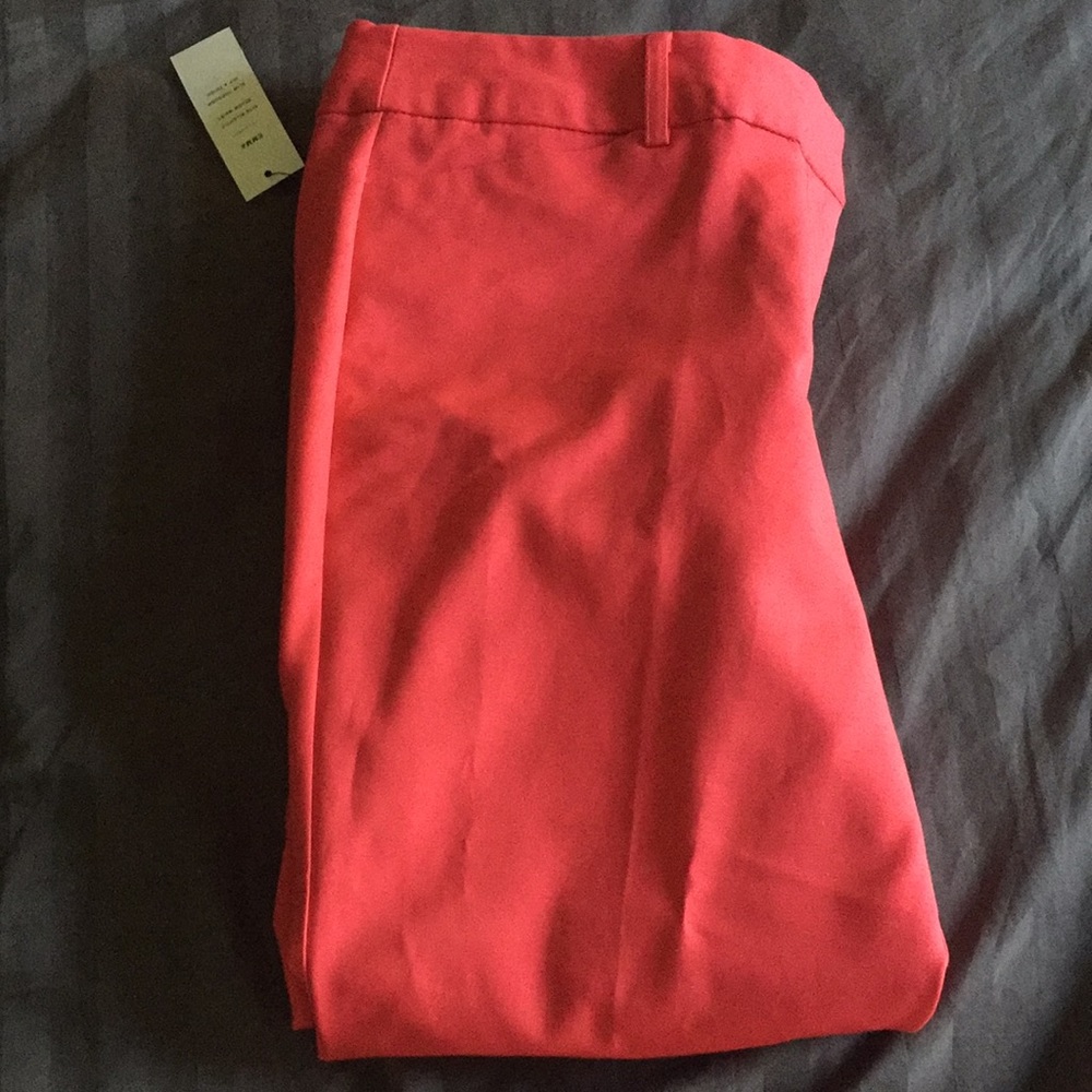 Liz Claiborne Pink Business Slacks Ankle Cut